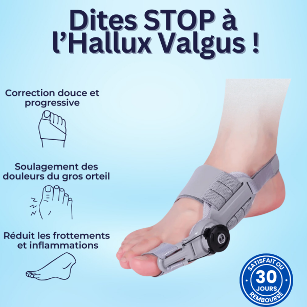 alignement orteil gros