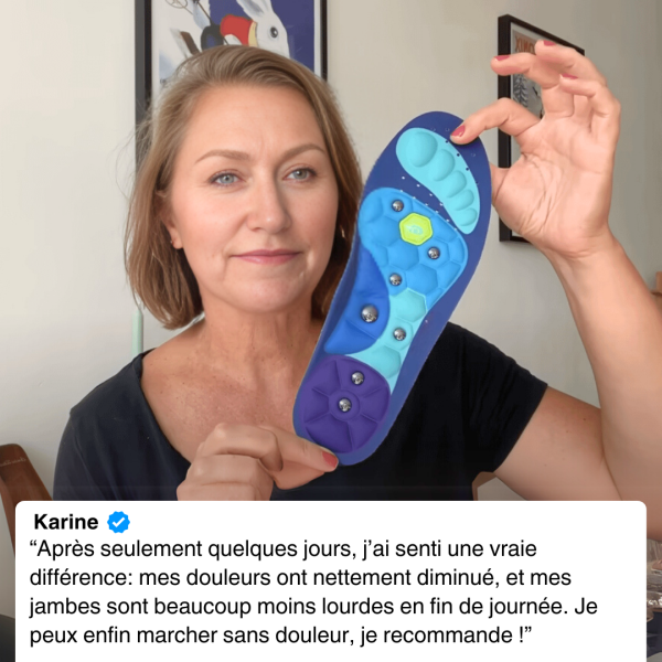 circulation améliorée semelles