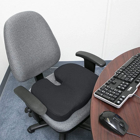 coussin ergonomique noir