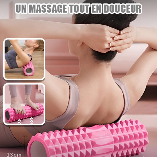 Rouleau_de_massage_rose_Massage_doux_et_efficace.jpg Rouleau de massage compact
