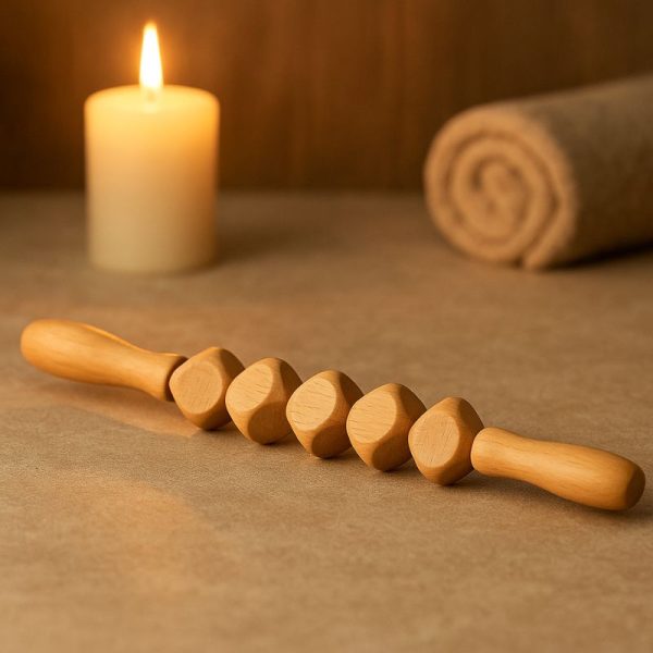baton-massage-bois-detente-musculaire-1.jpg Drainage Lymphatique avec Bâton en Bois
