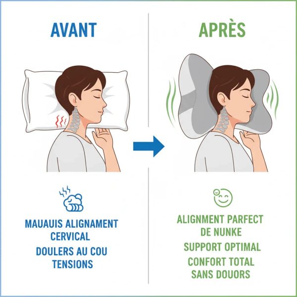 housse respirante oreiller papillon
