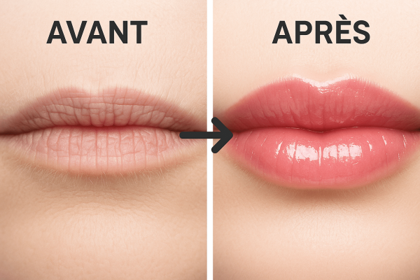 texture hydrogel lèvres