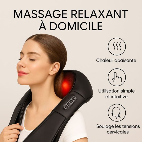 coussin shiatsu chauffant