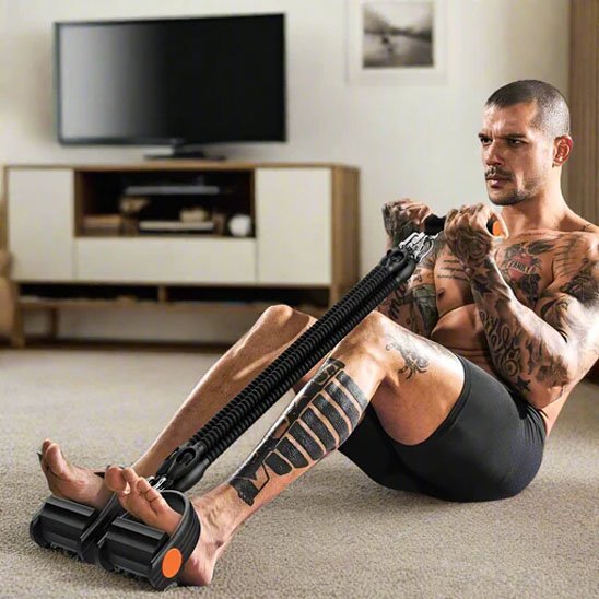 elastique-musculation_a_domicile.jpg entraînement à domicile Fitness Pro