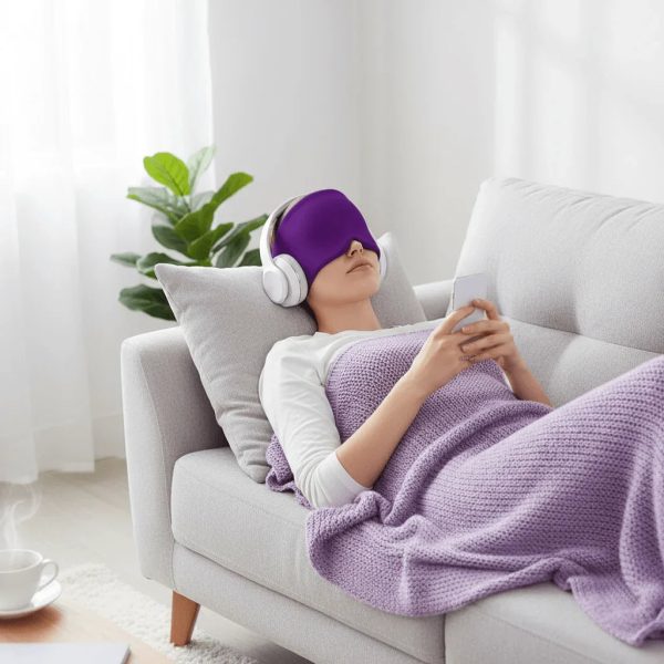 bonnet anti-migraine violet