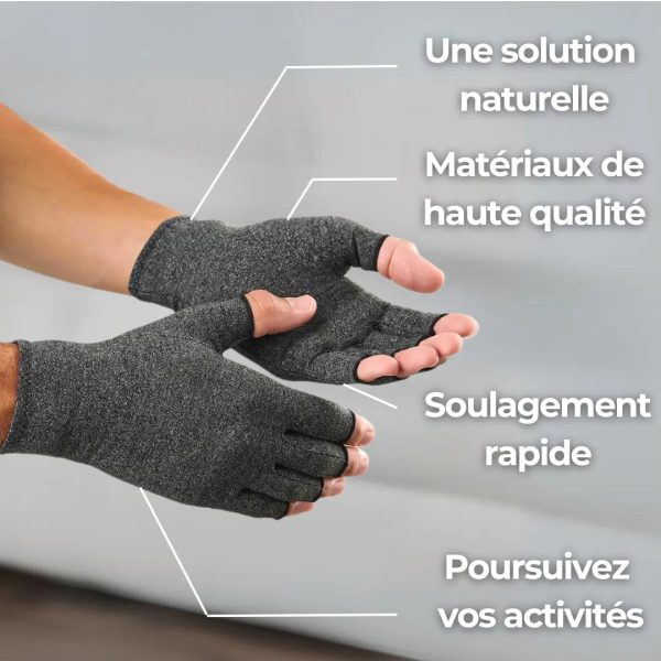 gants en coton et élasthanne