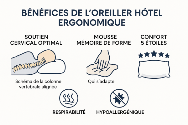 Oreiller fraîcheur Calmazen