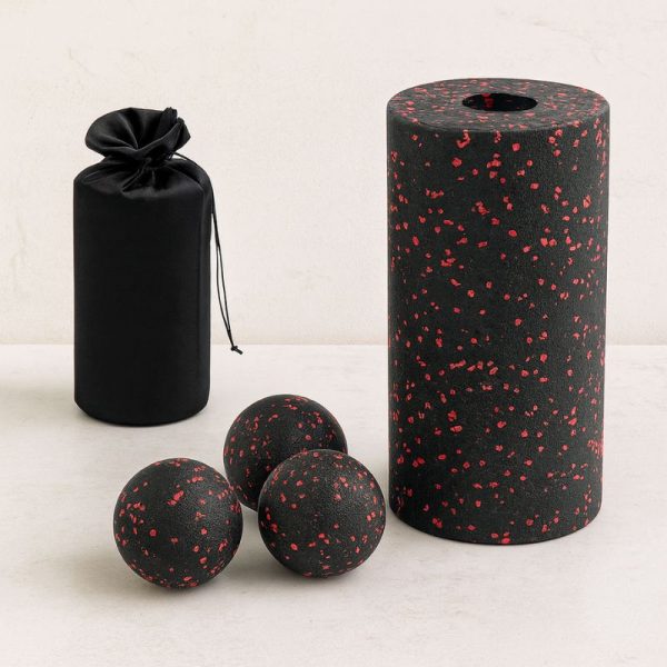 kit-massage-dos-sac-transport-rouge-1.jpg Rouleau massage dos