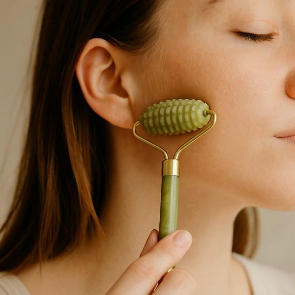 rouleau-jade-picots-utilisation-visage-1.jpg rituel bien-être avec Gua Sha